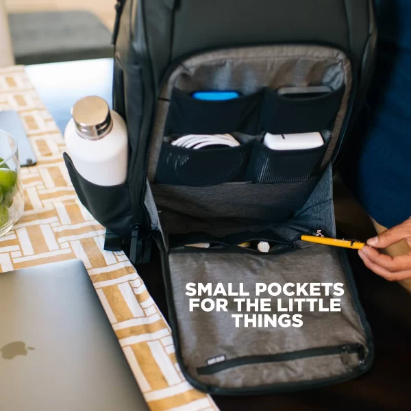 Internal of Nomatic Backpack 高級日用背囊 可擴容 20L 內部間隔照片