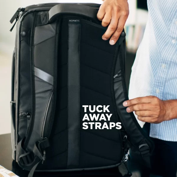 Straps of Nomatic Backpack 高級日用背囊 可擴容 20L 肩帶